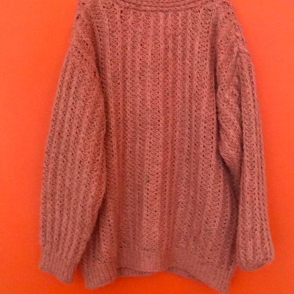 Knitted sweater cardigan pink confetti girl’s Zara - Picture 4 of 5